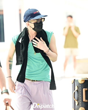 G-Dragon di Bandara Incheon Menuju Jakarta (instagram/@koreadispatch)